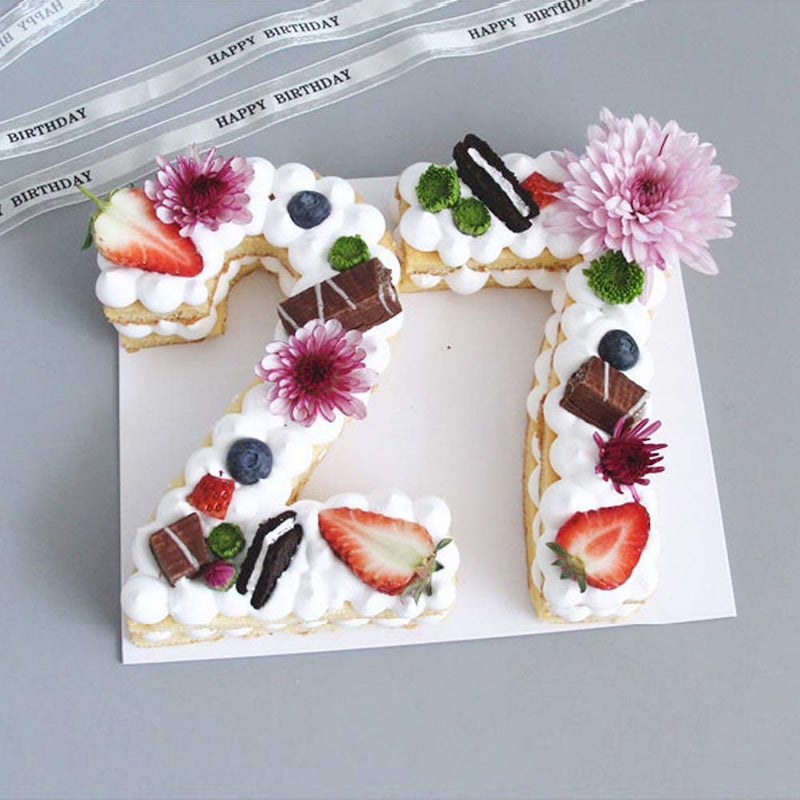RAYNAG 0-8 Number Cake Stencils Flat Plastic Templates Cutting Number Mold 16 Inch Numerical Stencils for DIY Numbers Cakes/Cookies - Image 4